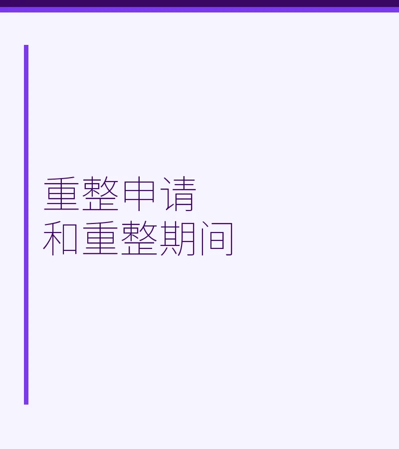 重整申请和重整期间